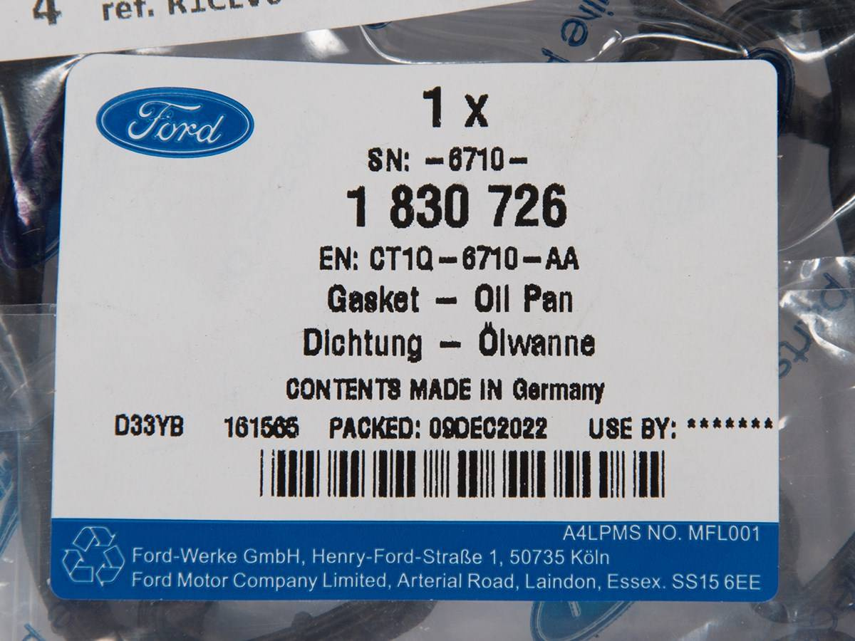 USZCZELKA MISY OLEJOWEJ CONNECT 13- 1.5/1.6 TDCI _ 1830726 _ CT1Q-6710-AA