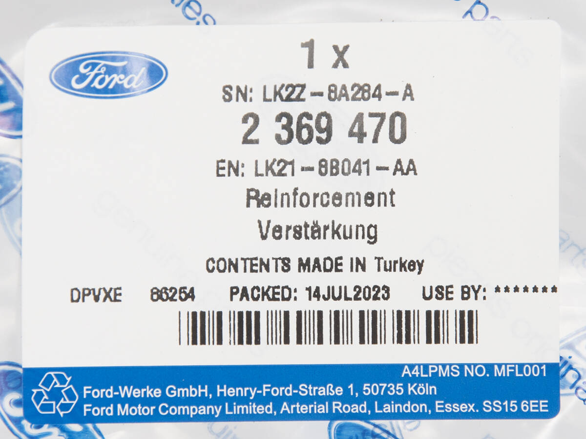 WZMOCNIENIE CZOŁOWE TRANSIT/TOURNEO CUSTOM 2012- _ 2369470 _ LK21-8B041-AA _ GTU_07