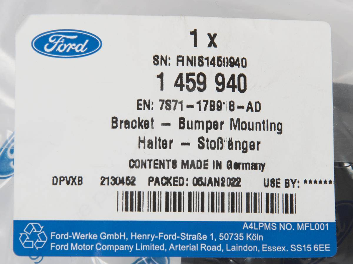 UCHWYT ZDERZAKA TYŁ MONDEO 07-14 _ 1459940 _ 7S71-17B918-AD