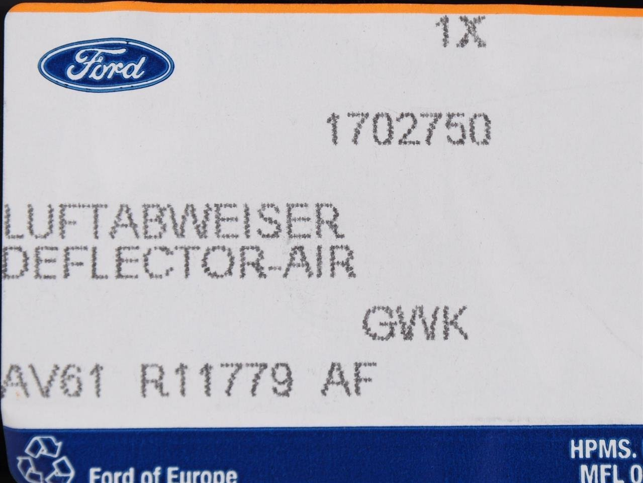 OSŁONA LEWA PODWOZIA KUGA 12- FOCUS 11- 14- _ 1702750 _ AV61-R11779-AF _ AV6Z-3811779-A