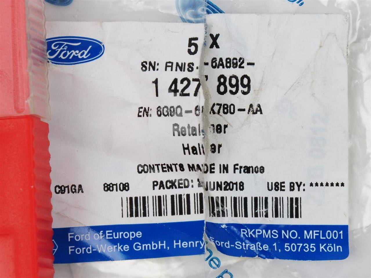 USTALACZ WTRYSKU EDGE 15- /FOCUS 11- 14- 2.0 TDCI _ 1427899 _ 6G9Q-6K780-AA