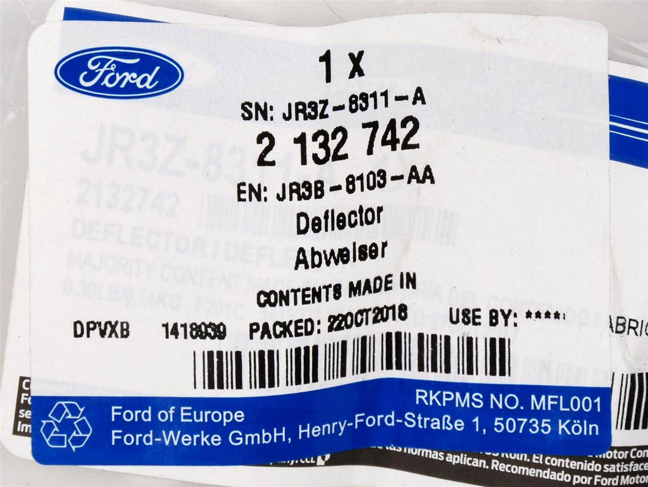 UCHWYT CHŁODNICY LEWY FORD MUSTANG 2017- _ 2132742 _ JR3B-8103-AA _ JR3Z-8311-A _ GTU_07