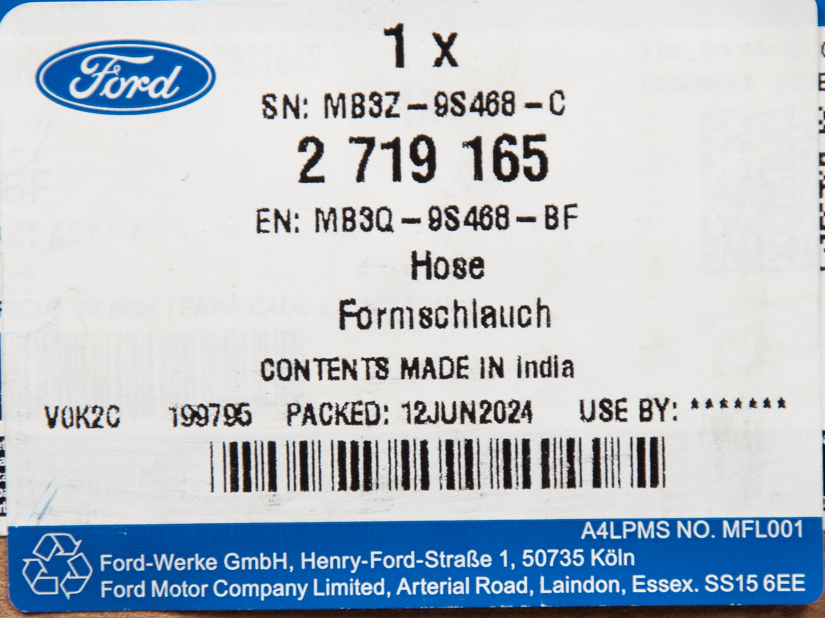 MODUŁ STEROWANIA POMPĄ PODCIŚNIENIA RANGER/RAPTOR 22- _ 2719165 _ MB3Q-9S468-BF