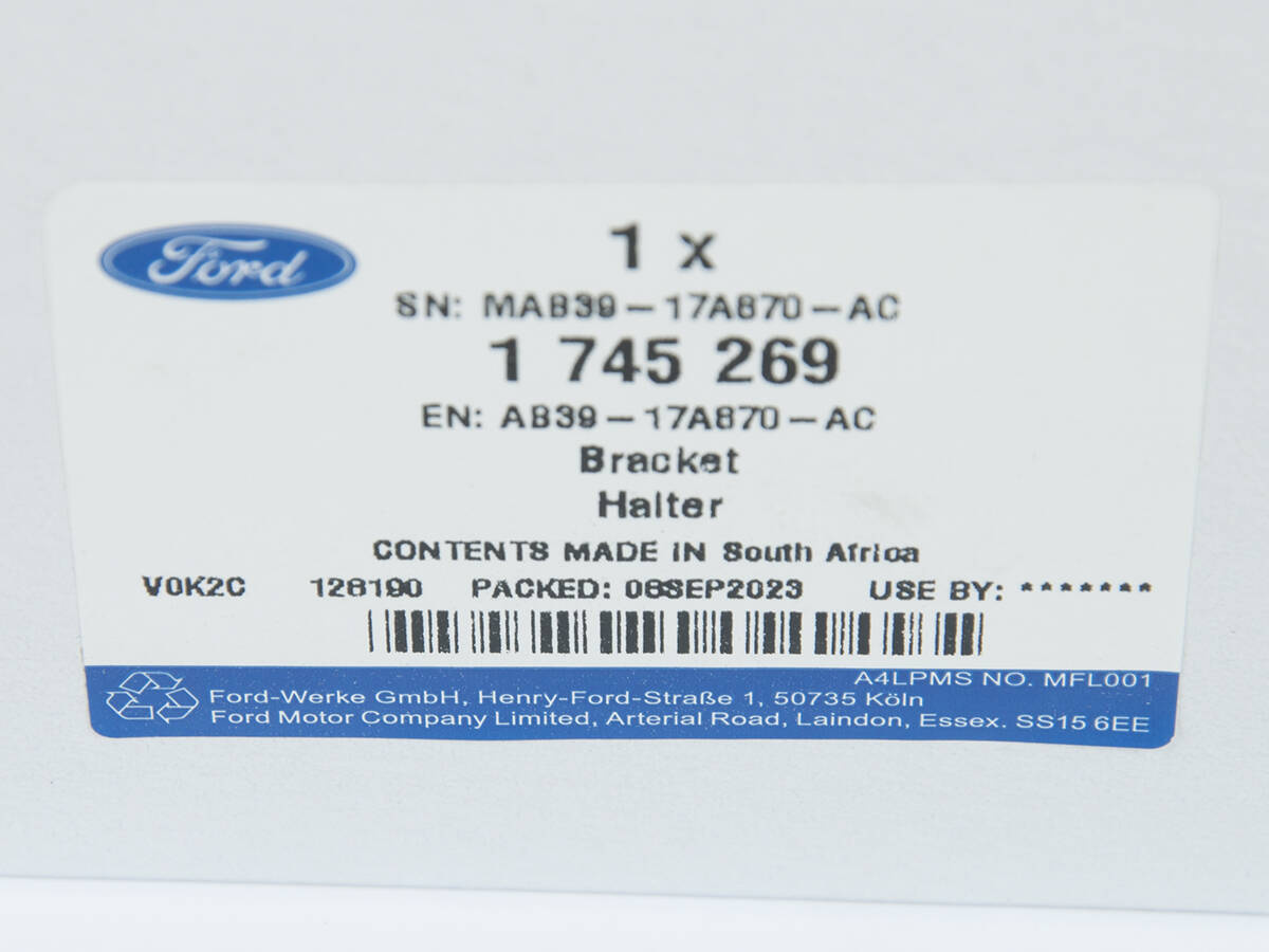 ŚLIZG LEWY ZDERZAKA PRZÓD RANGER 11-15 _ 1745269 _ AB39-17A870-AC