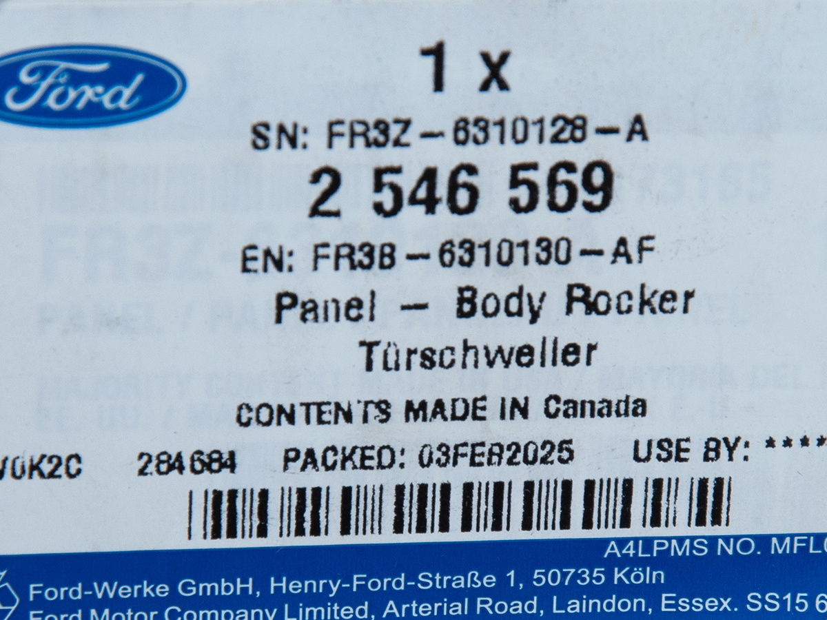 PRÓG PRAWY NADWOZIA MUSTANG 15-23 FORD OE