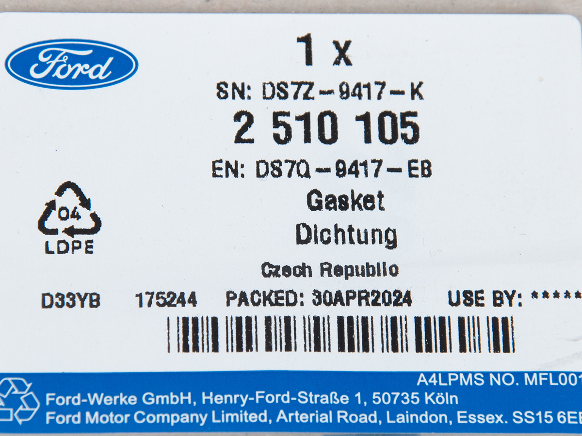 USZCZELKA POMPY WTRYSKOWEJ S-MAX/GALAXY 16- OE