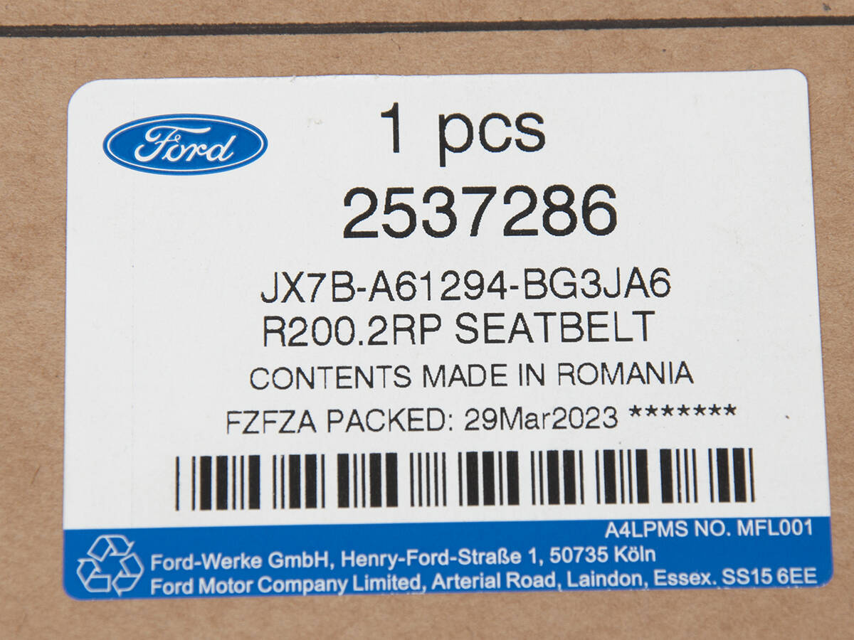 PAS BEZPIECZEŃSTWA PRAWY PRZEDNI FOCUS 18- _ 2770026 _ JX7B-A61294-BG3JA6