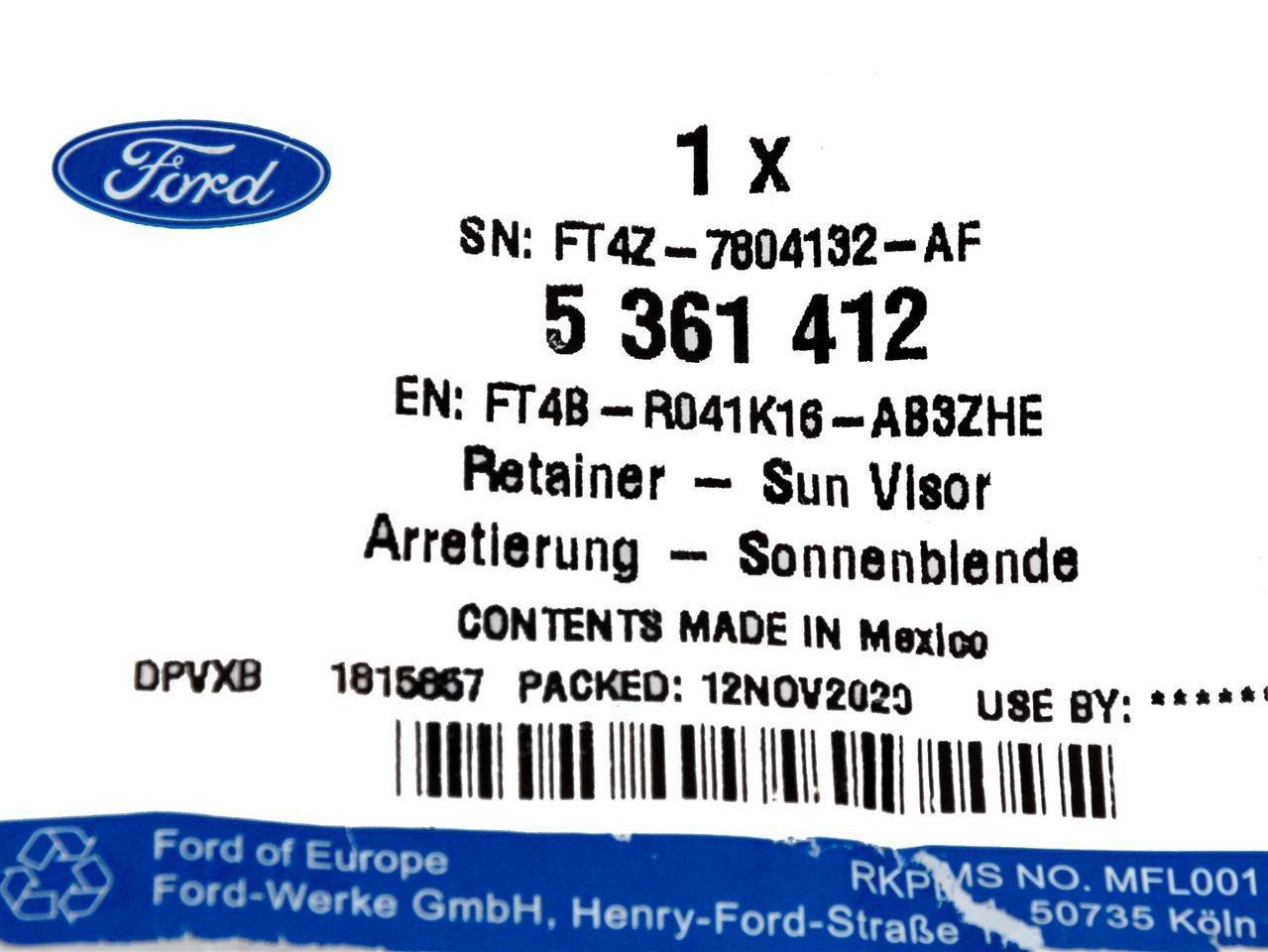 MOCOWANIE OSŁONY PRZECIWSŁONECZNEJ EDGE 18- _ 5361412 _ FT4B-R041K16-AB3ZHE _ FT4Z-7804132-AF