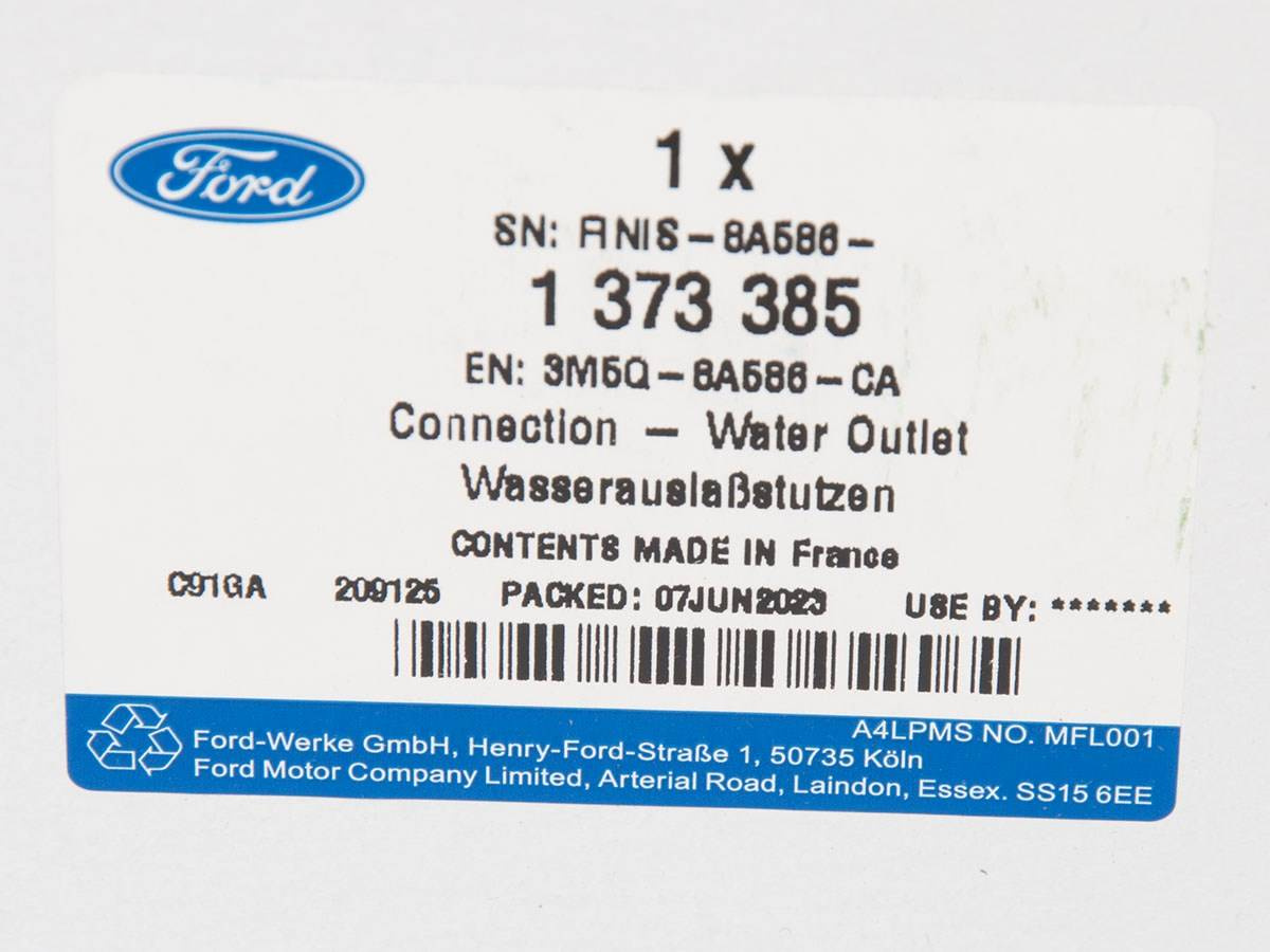TERMOSTAT Z OBUDOWĄ 2.0 TDCI FOCUS 08- KUGA 08- _ 1373385 _ 3M5Q-8A586-CA