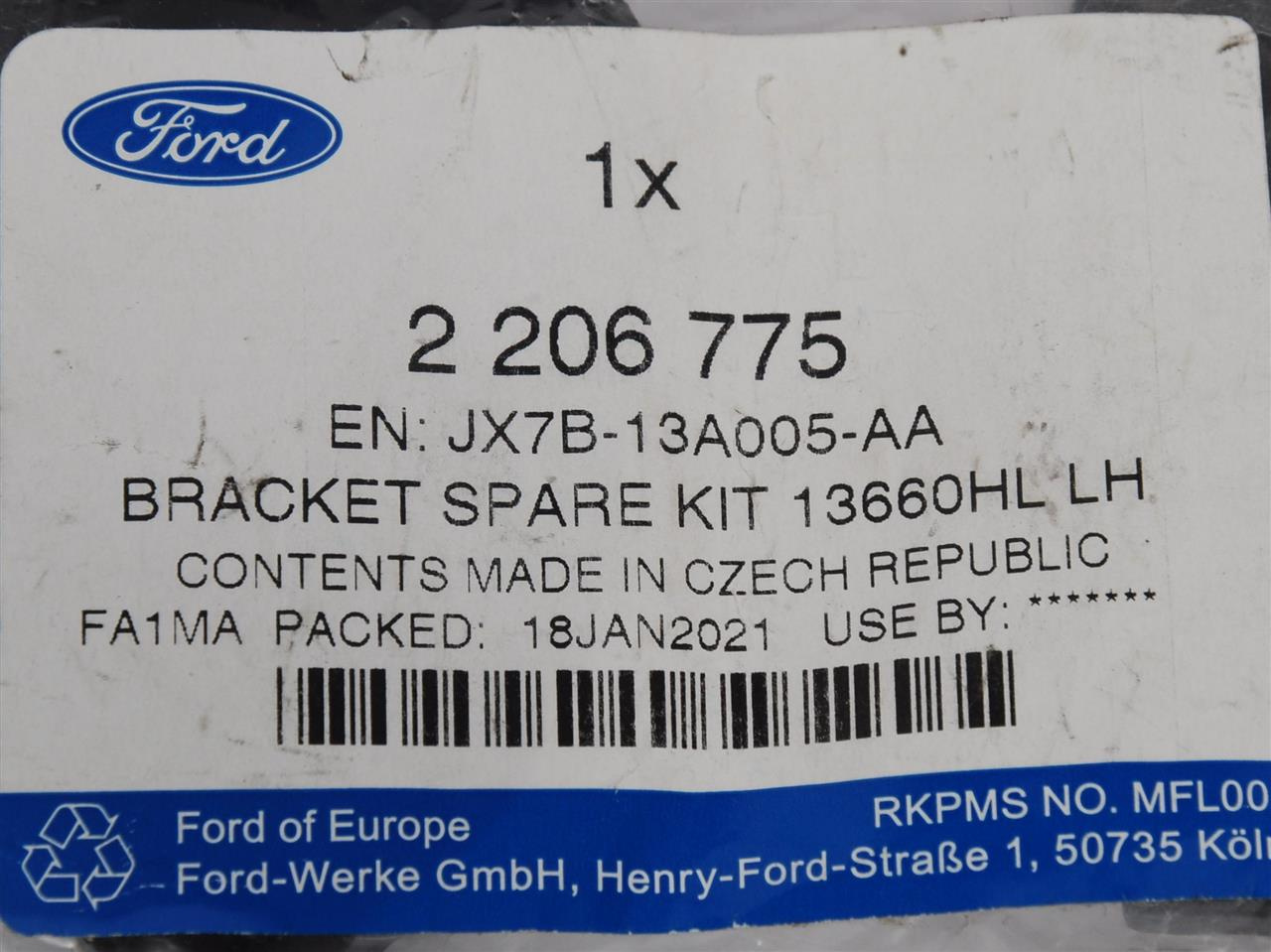 MOCOWANIE LEWE REFLEKTORA PRZÓD FOCUS 2018- _ 2206775 _ JX7B-13A005-AA _ GTU_07