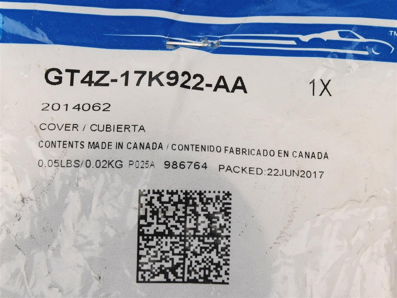 ZAŚLEPKA HAKA HOLOWNICZEGO TYŁ EDGE 2015- _ 2014062 _ GT4B-17K922-AA5YZ9