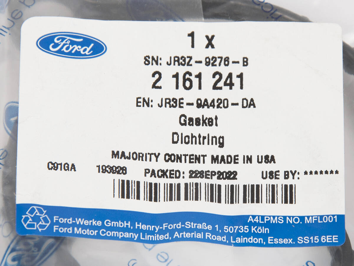 USZCZELKA POKRYWY ZAWORÓW FORD MUSTANG 17- 24- 5.0 _ 2161241 _ JR3E-9A420-DA _ JR3Z-9276-B