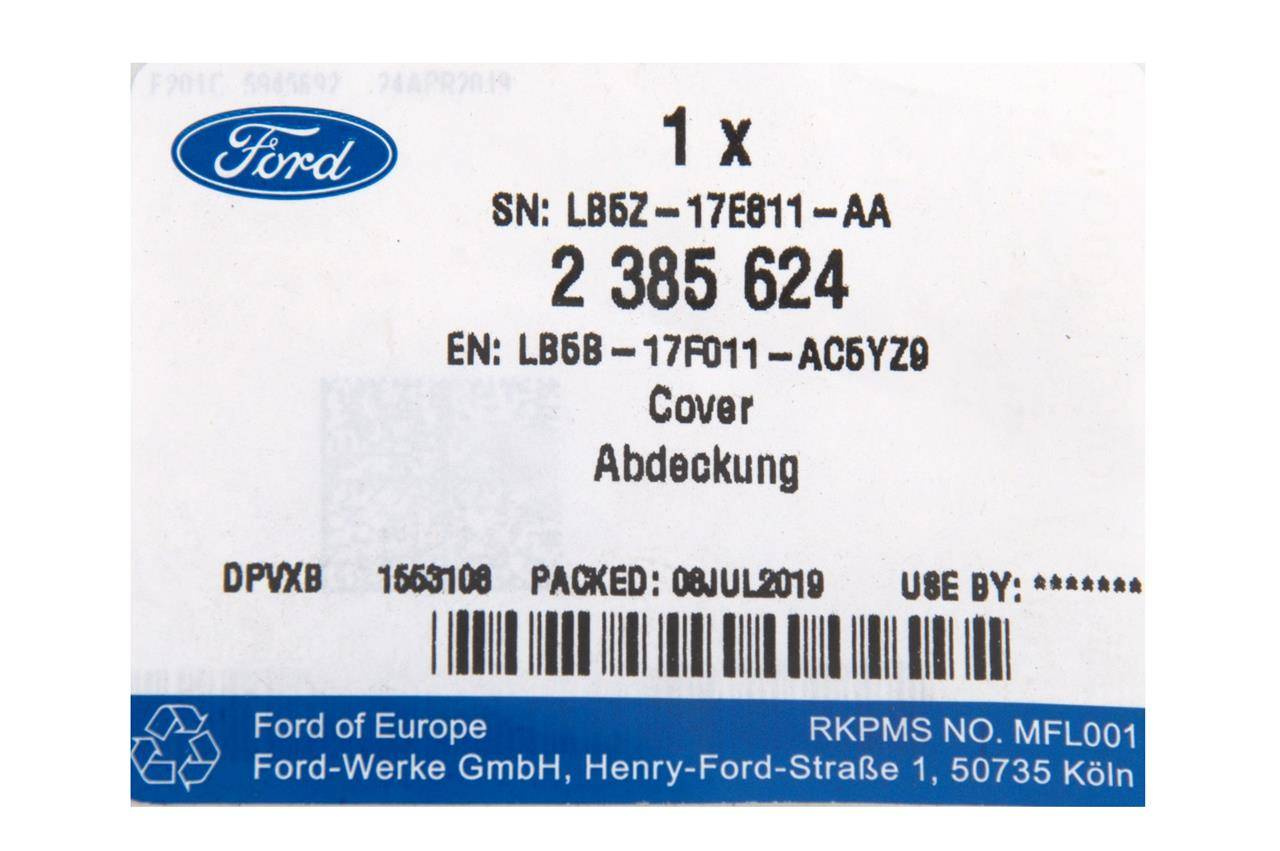 ZAŚLEPKA HAKA ZDERZAKA PRZEDNIEGO EXPLORER 20- _ 2461985 _ LB5B-17F011-AC5YZ9 _ LB5Z-17E811-AA