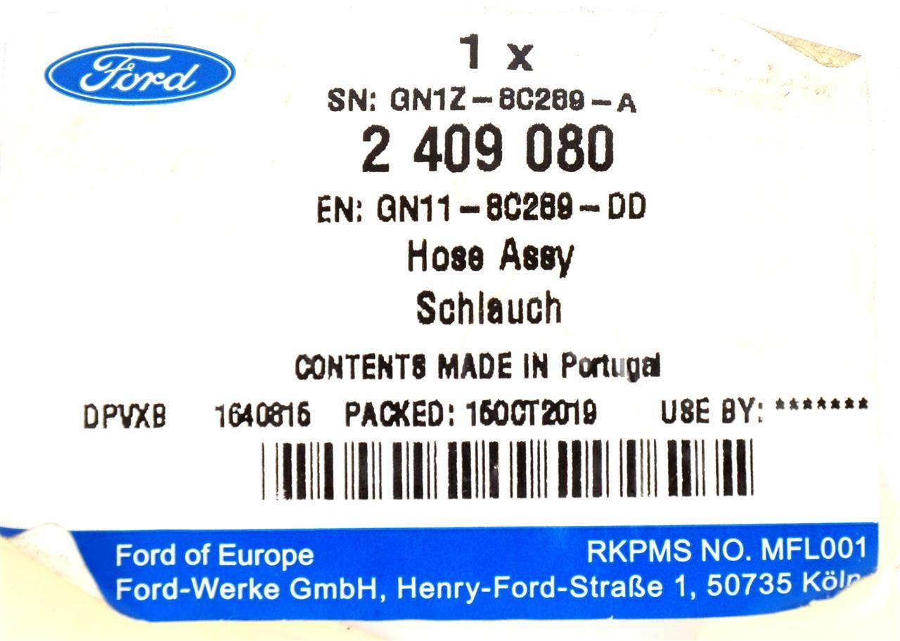 PRZEWÓD UKŁADU CHŁODZENIA 1.0 EB ECOSPORT 2017- _ 2409080 _ GN11-8C289-DD _ GN1Z-8C289-A