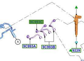RURKA ZASILANIE PALIWA 2.0 DIESEL PANTHER TRANSIT _ 2215506 _ HG9Q-9C993-AA