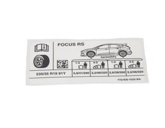 NAKLEJKA "FORD RS" FOCUS 16-20 _ 2006167 _ G1EB-1532-BA