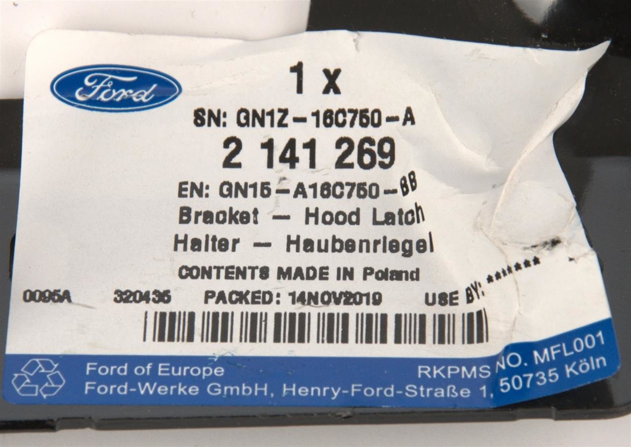 UCHWYT MOCOWANIE ZAMKA MASKI ECOSPORT 2017- _ 2141269 _ GN15-A16C750-BB _ GN1Z-16C750-A _ GTU_07