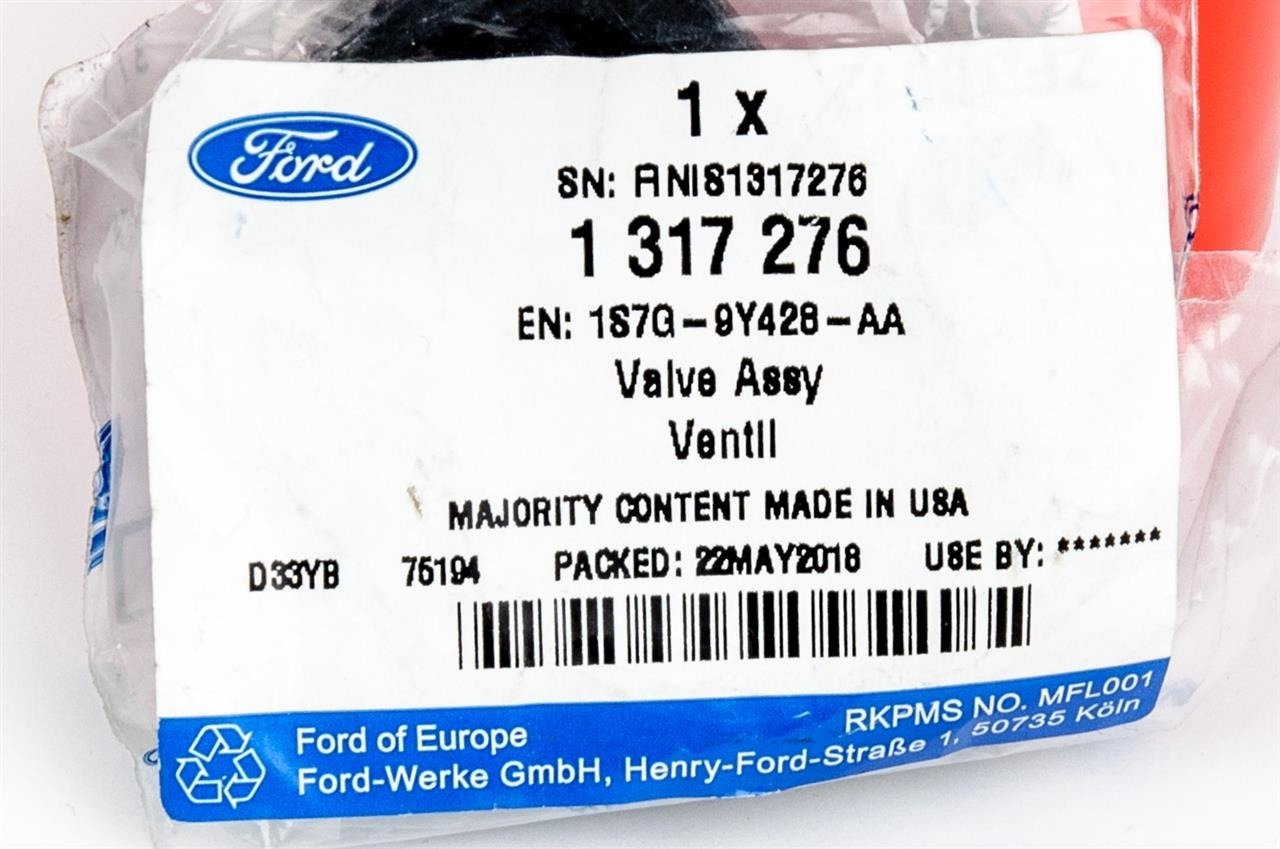 KLAPKA ZAWÓR KOLEKTORA SSĄCEGO MONDEO MK3 1,8 /2,0 _ 1317276 _ 1S7G-9Y428-AA