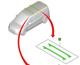 BAGAŻNIK DACHOWY TRANSIT / TOURNEO CONNECT 13- _ 1798016 _ AMDT1J-55A062-AA _ GTU_07