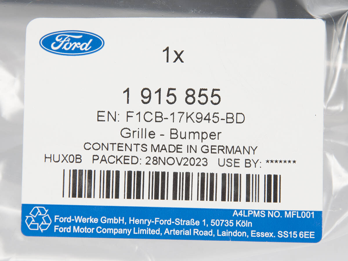 KRATKA DOLNA ZDERZAKA PRZÓD C-MAX 15-19 _ 1915855 _ F1CB-17K945-BD _ GTU_07