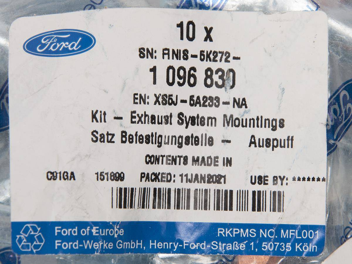 "OBEJMA Ø 64MM UKŁADU WYDECHOWEGO TRANSIT KUGA _ 1096830 _ XS5J-5A233-NA"