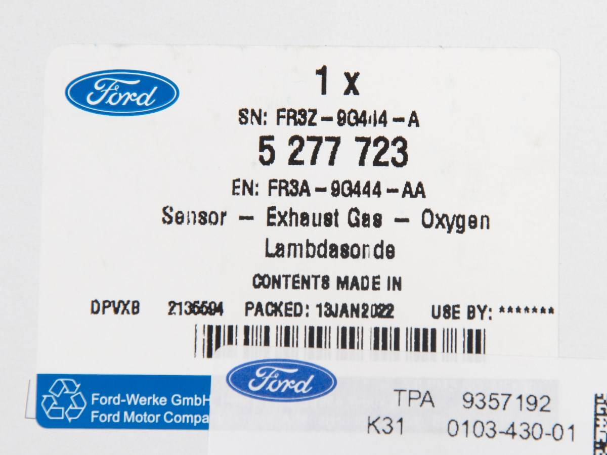 SONDA LAMBDA ZA KATALIZATOREM KUGA 16- 2.5 DURATEC _ 5277723 _ FR3A-9G444-AA _ FR3Z-9G444-A