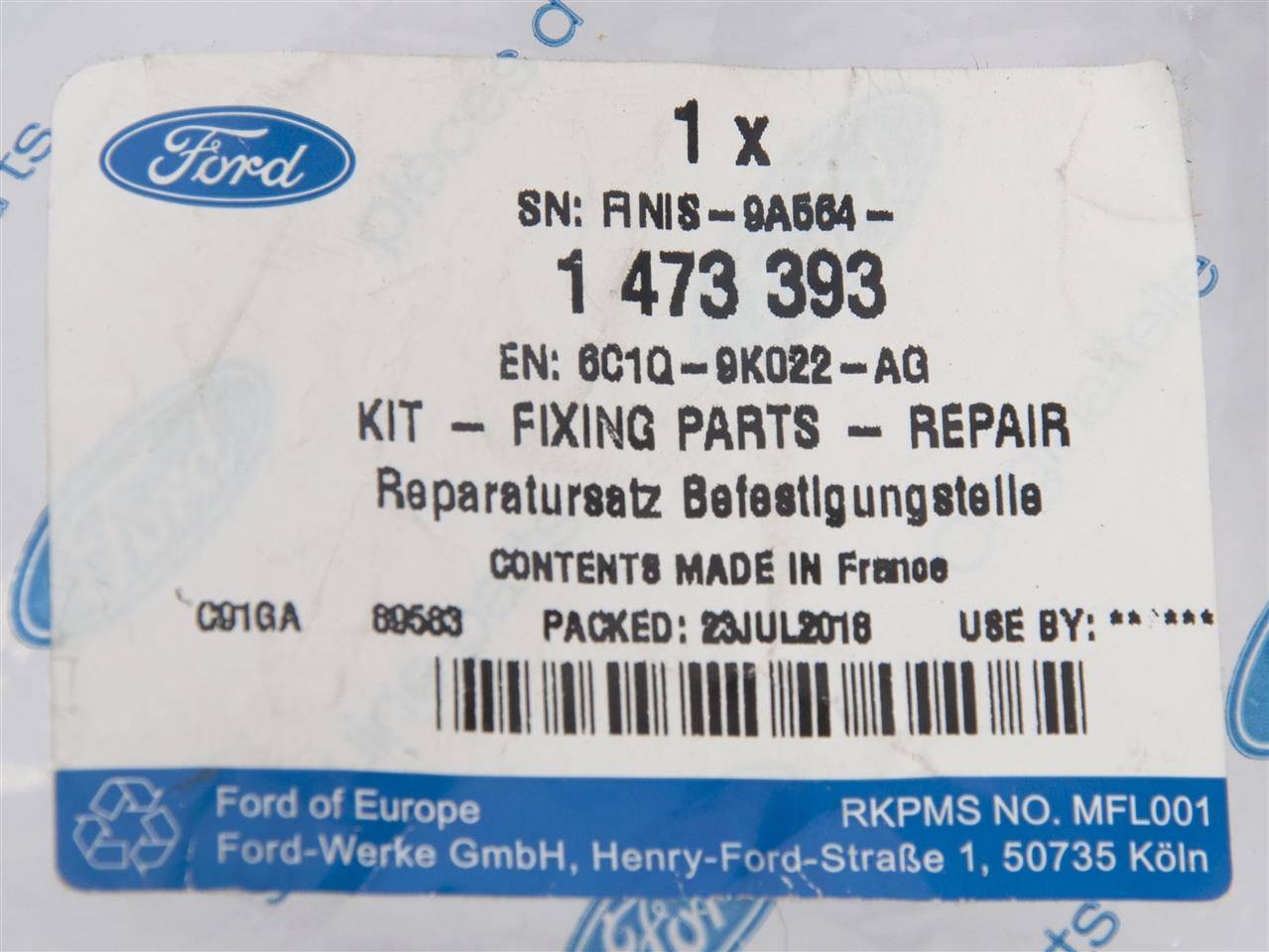 PRZEWÓD PRZELEWOWY 2.2 DURATORQ TC TRANSIT 06-14 _ 1473393 _ 6C1Q-9K022-AG