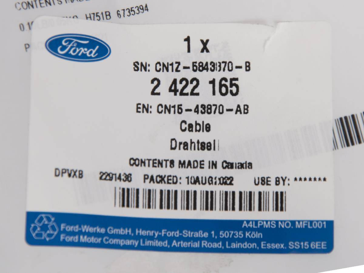 LINKA ZAMKA KLAPY TYŁ ECOSPORT 17- _ 2422165 _