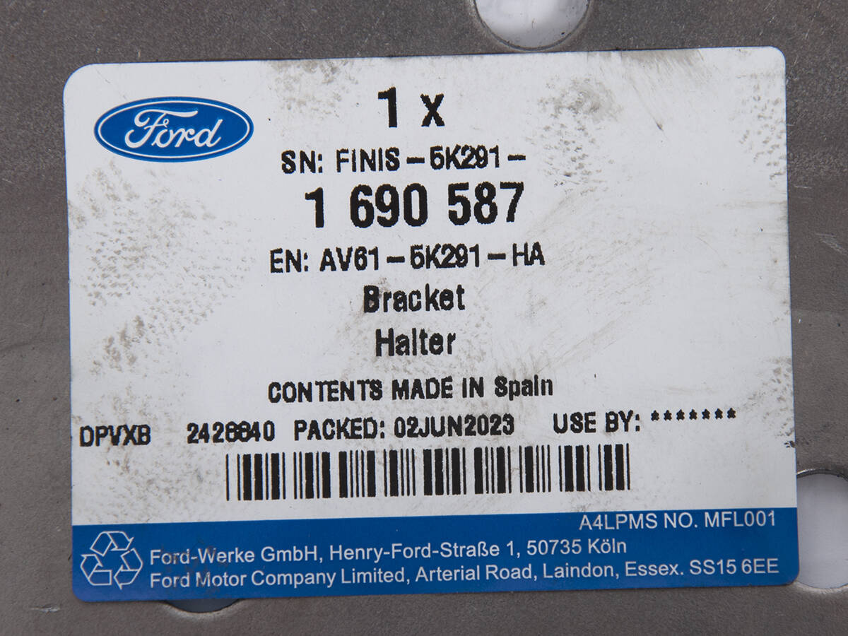 UCHWYT KATALIZATORA FOCUS C-MAX 1,6 DURATEC _ 1690587 _ AV61