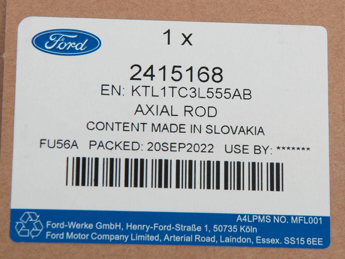 DRĄŻEK KIEROWNICZY P/L PUMA 20- _ 2415168 _ KTL1TC-3L555-AB