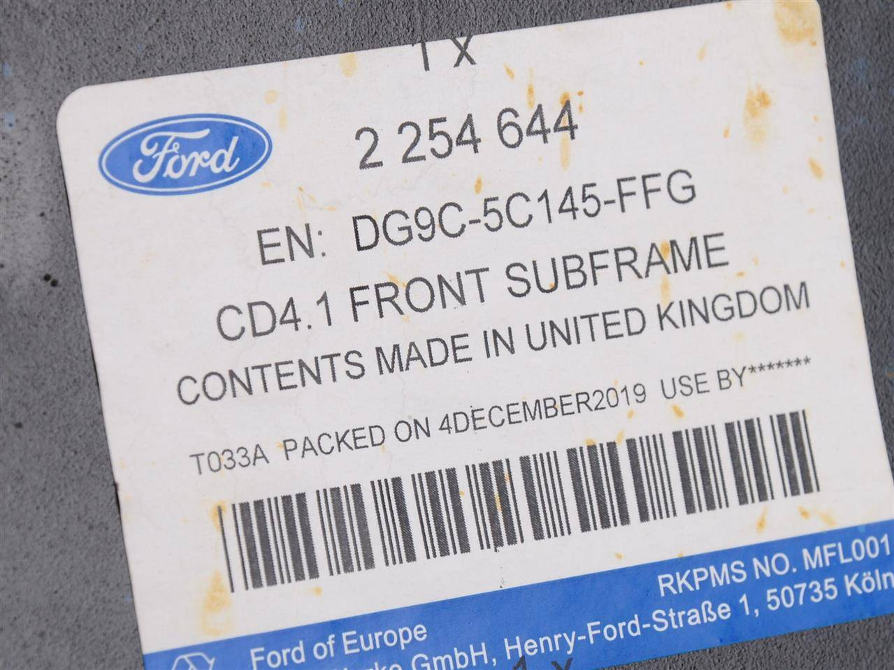 RAMA MONDEO 2018- _ 2254644 _ DG9C-5C145-FFG _ GTU_07