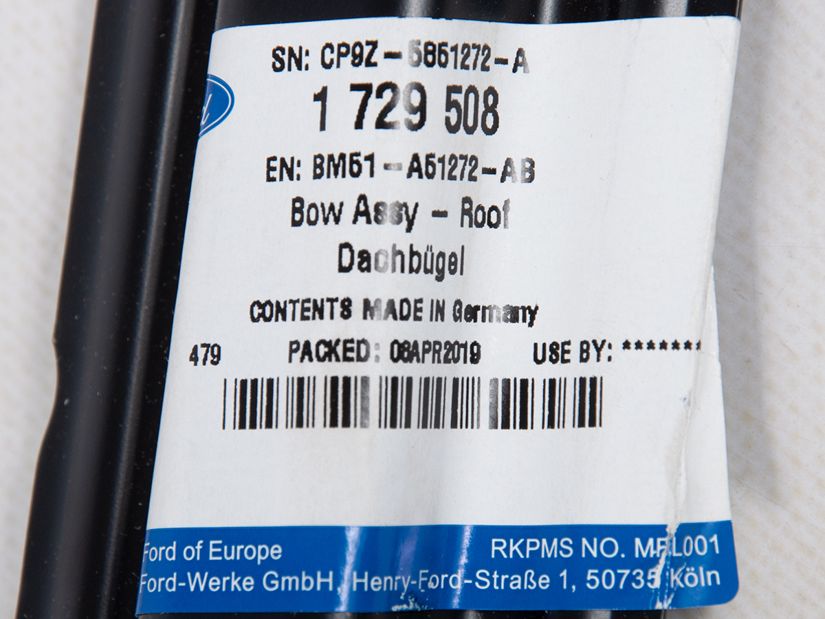 WZMOCNIENIE TYLNE DACHU FOCUS 12-15 14-18 FORD OE _ 1729508 _ BM51-A51272-AB _ CP9Z-5851272-A