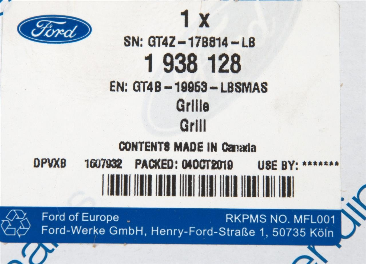 KRATKA HALOGENU LEWA EDGE 15- OBWÓDKA CHROMOWANA _ 1938128 _ GT4B-19953-LBSMAS _ GTU_07