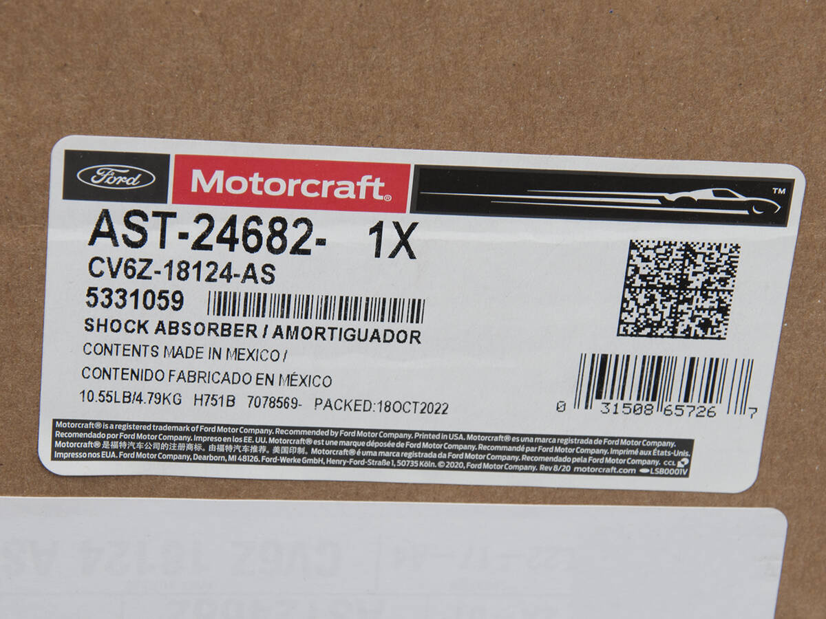 AMORTYZATOR LEWY PRZEDNI FOCUS 14-18 USA _ AST-24682 _ _ CV6Z-18124-AS