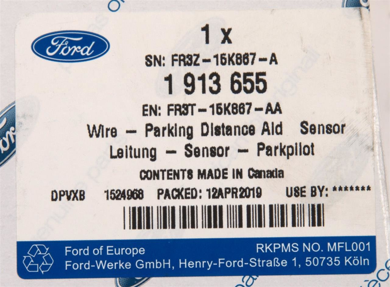 WIĄZKA CZUJNIKÓW ZDERZENIOWYCH PRZÓD MUSTANG 15-17 _ 1913655 _ FR3T-15K867-AA _ FR3Z-15K867-A