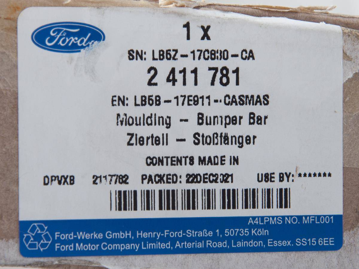 LISTWA ZDERZAKA TYŁ EXPLORER 20- JASNY CHROM _ 2411781 _ LB5B-17E911-CASMAS _ LB5Z-17C830-CA