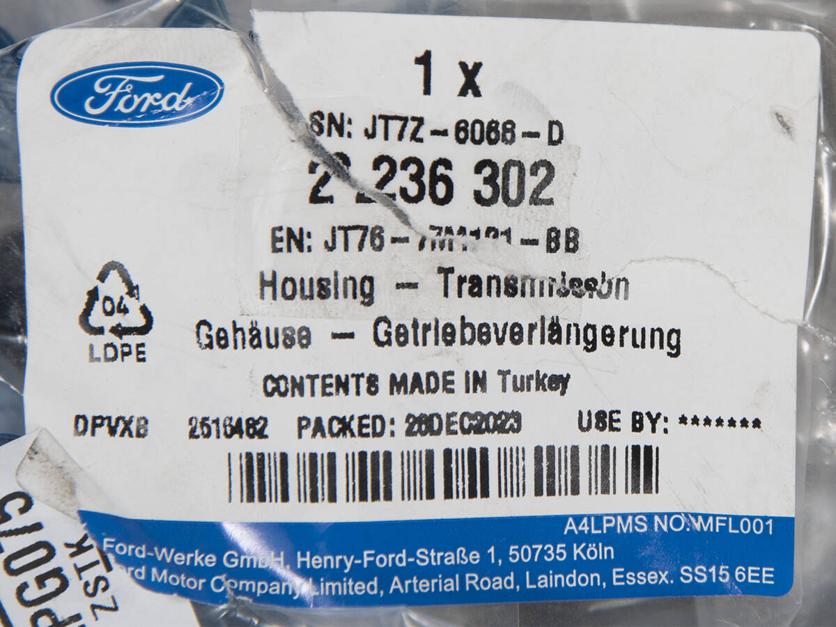 PODUSZKA GÓRNA SKRZYNI BIEGÓW
TRANSIT/TOURNEO COURIER 18- _ 2236302 _ JT76-7M121-BB