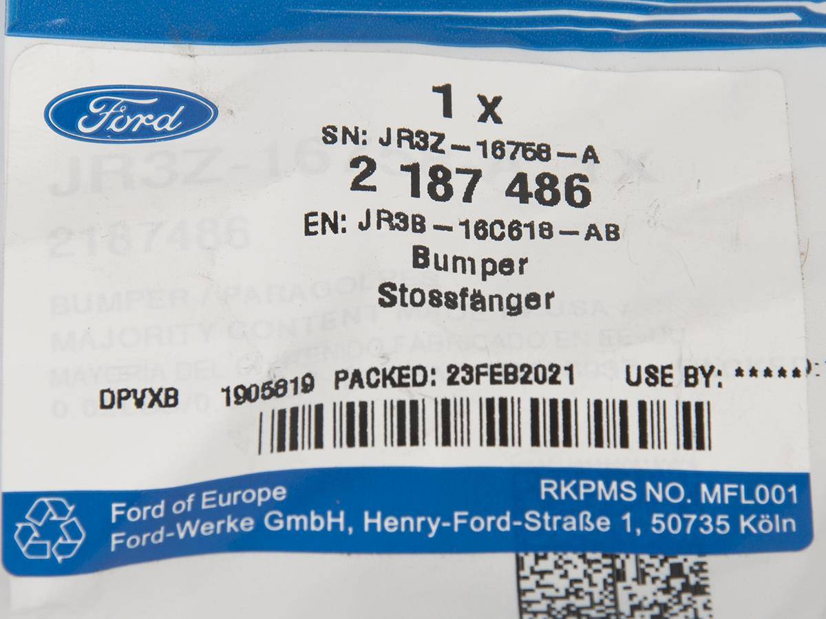 ODBÓJ MASKI FORD MUSTANG 17- _ 2187486 _ JR3B-16C618-AB _ JR3Z-16758-A