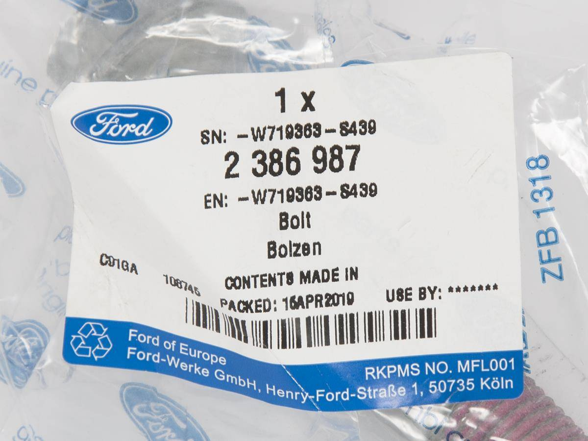 ŚRUBA M16 X 95MM WAHACZA TYŁ FORD EXPLORER 20- _ 2386987 _ W719363-S439 _ W719363-S439