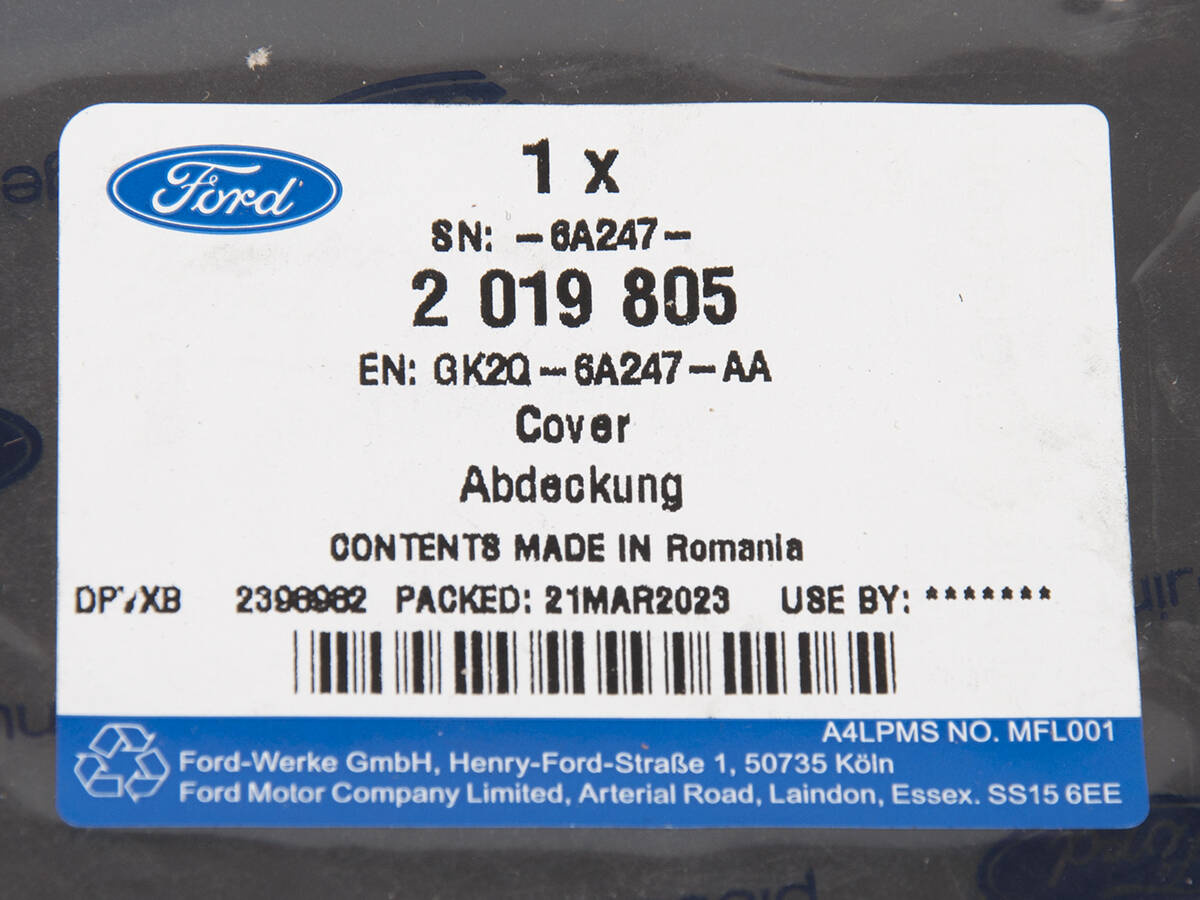 OSŁONA PASKÓW NAPĘDOWYCH TRANSIT 16- 2,0 ECOBLUE _ 2019805 _ GK2Q-6A247-AA