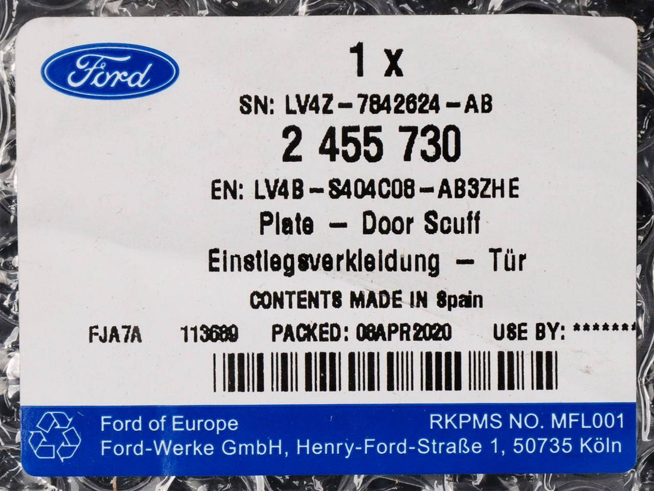 WYKOŃCZENIE BRZEGU BAGAŻNIKA TYŁ KUGA 2020- _ 2455730 _ LV4B-S404C08-AB3ZHE _ GTU_07