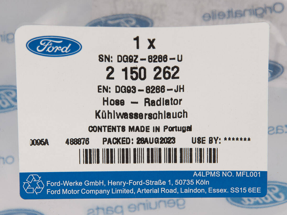 PRZEWÓD CHŁODNICY MONDEO 14- S-MAX 15- 2.0 TDCI _ 2150262 _ DG93-8286-JH _ GTU_07