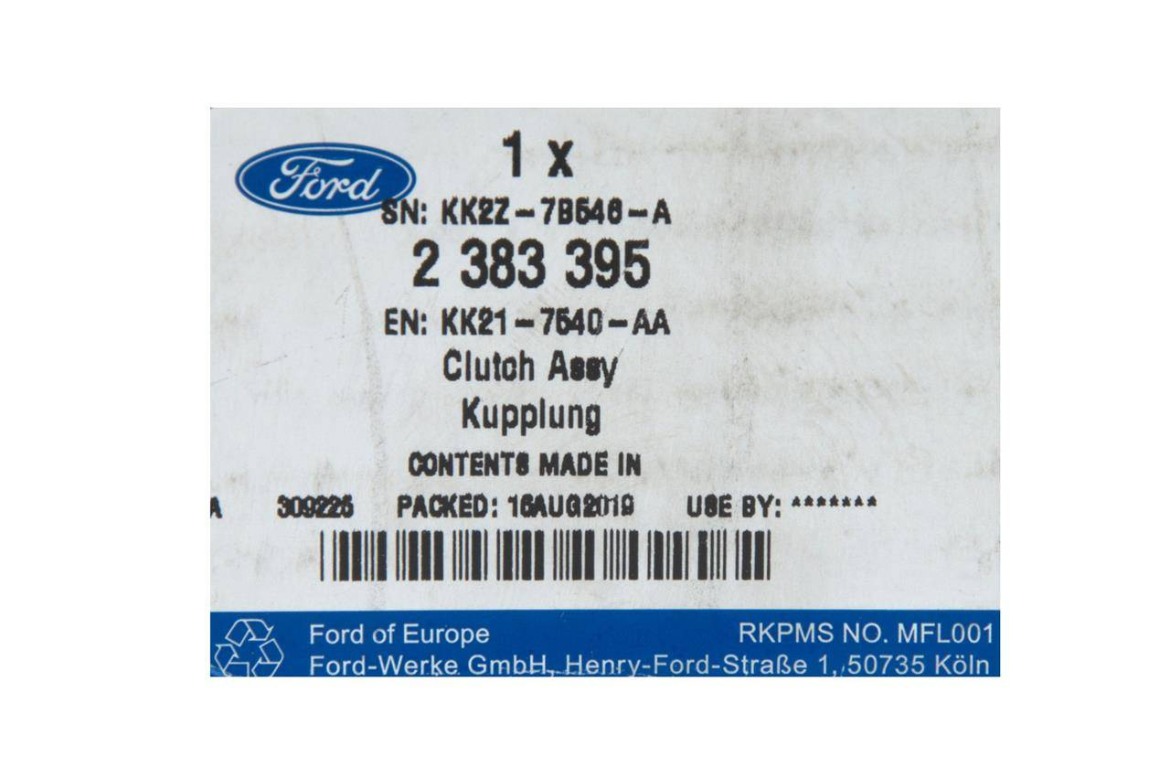 ZESTAW SPRZĘGŁA TRANSIT/TOURNEO CUSTOM 19- / BEZ WYSPRZĘGLIKA _ 2383395 _ KK21-7540-AA