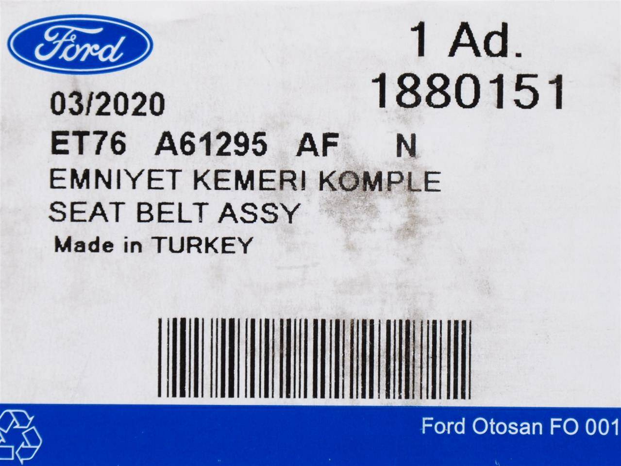 PAS BEZPIECZEŃSTWA LEWY TRANSIT/ TOURNEO COURIER 14- _ 1880151 _ ET76-A61295-AF _ GTU_07