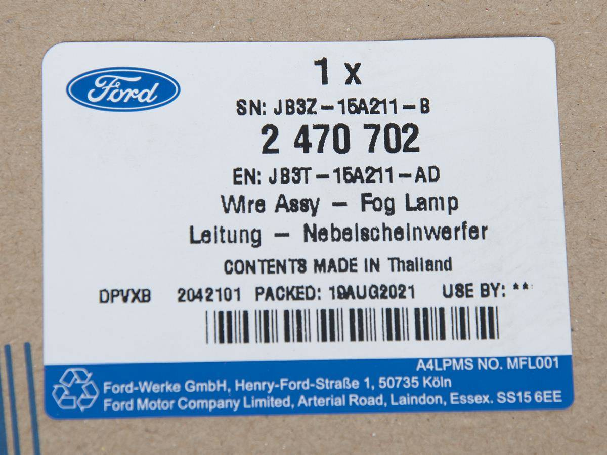 WIĄZKA ZDERZAKA PRZEÓD RANGER 19-21 HALOGENY _ 2470702 _ JB3T-15A211-AD