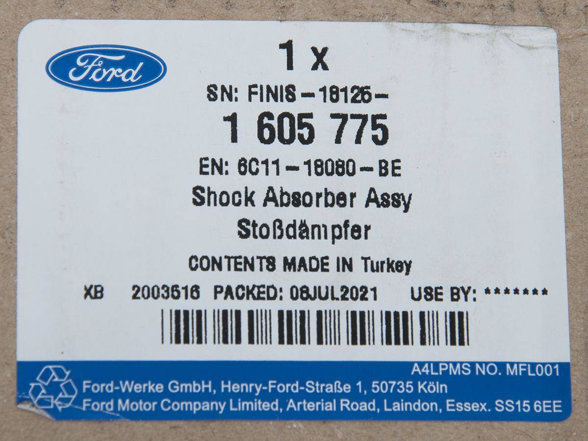 AMORTYZATOR TYŁ TRANSIT 08-14 _ 1605775 _ 6C11-18080-BE