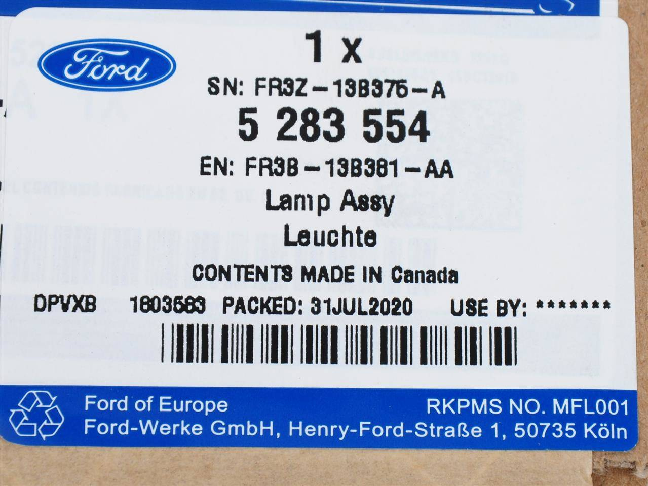 KIERUNKOWSKAZ LUSTERKA PRAWY MUSTANG 2015-17-, 17-