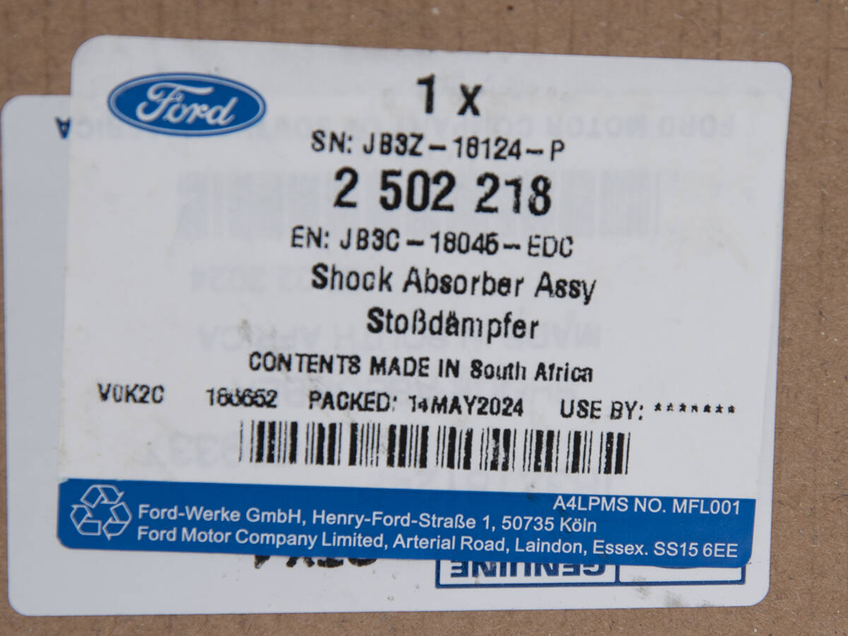 AMORTYZATOR PRZÓD FORD RANGER 19- 4WD OE _ 2502218 _ JB3C-18045-EDC