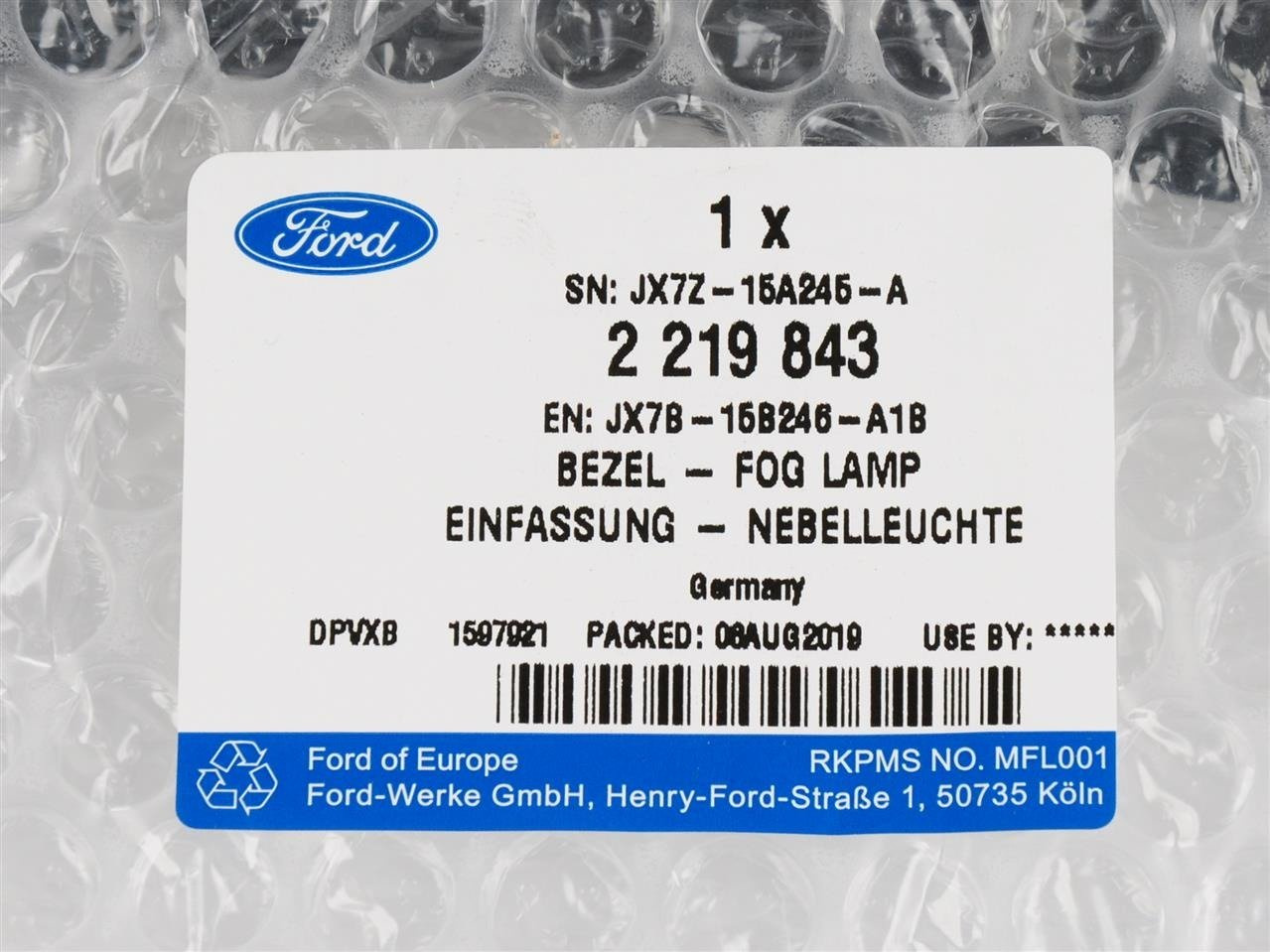 LISTWA PRAWA ZDERZAKA PRZÓD FOCUS 18- _ 2219843 _ JX7B-15B246-A1B _ GTU_07