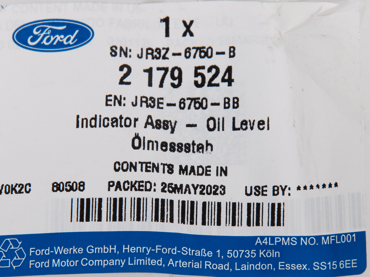 BAGNET WZKAŹNIK OLEJU MUSTANG 17- 5.0 V8 FORD OE